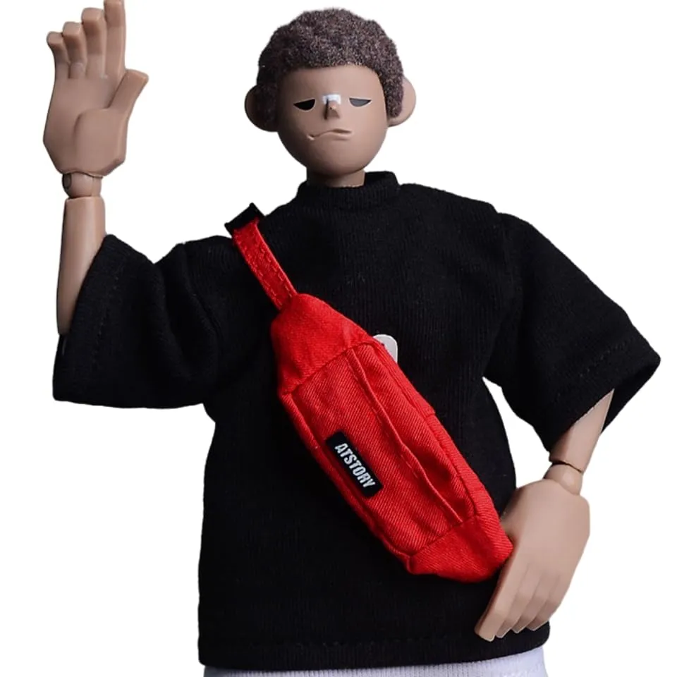 1/12 Scale Action Figure Accessory: Satchel Model Miniature Collectible