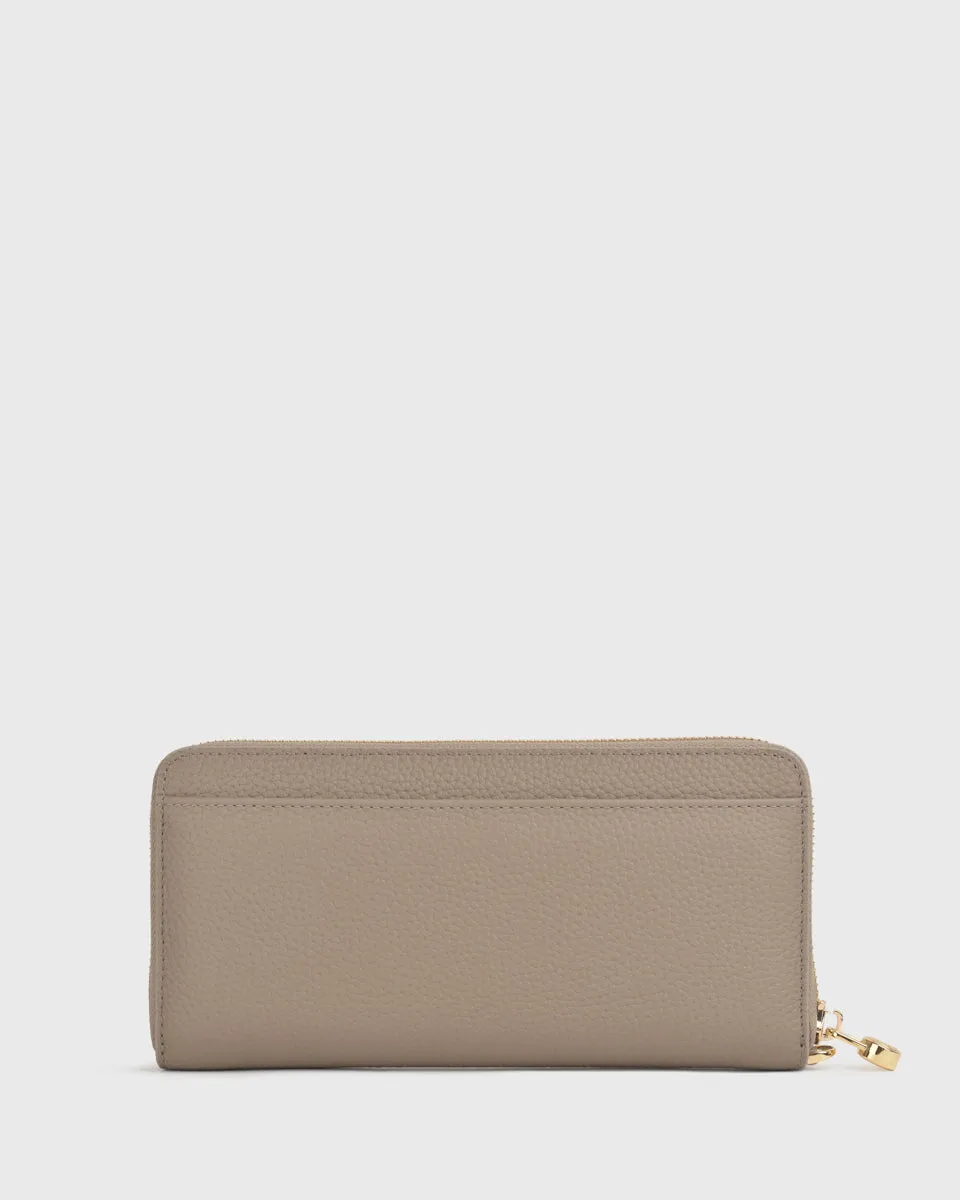 Aimee Zip Around Long Wallet (Grey)