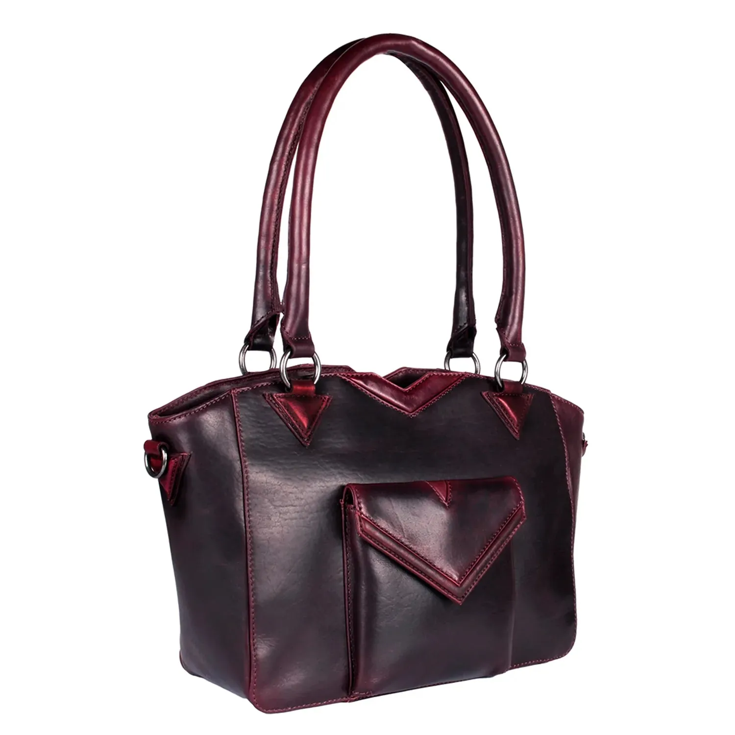 All About Aubrey Leather Concealed Carry Satchel