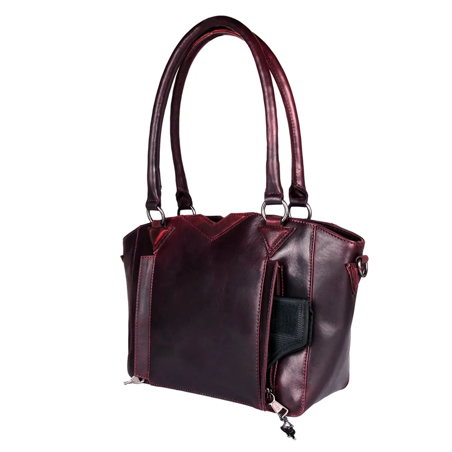 All About Aubrey Leather Concealed Carry Satchel