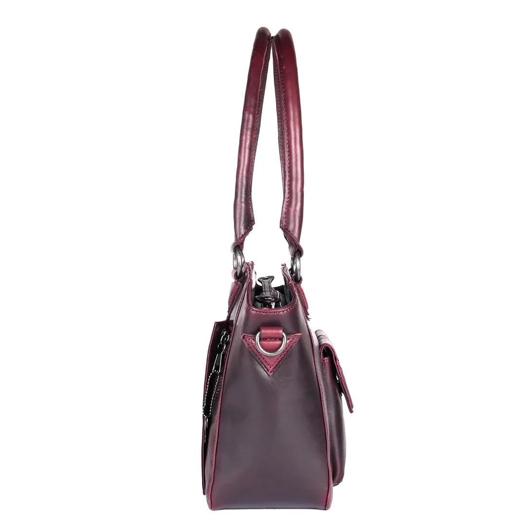 All About Aubrey Leather Concealed Carry Satchel
