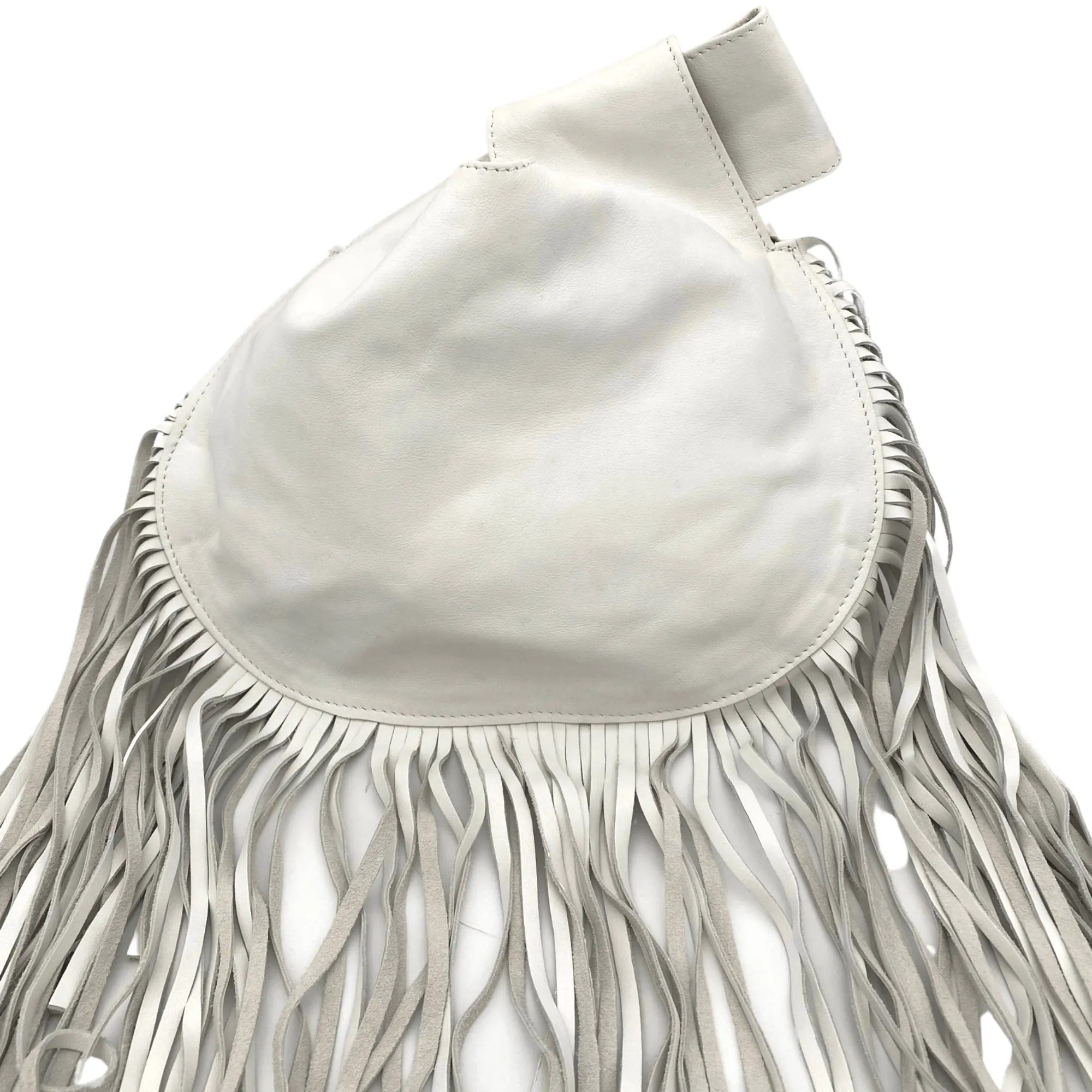 APHROS CAPRI Boho Saddle Bag - White