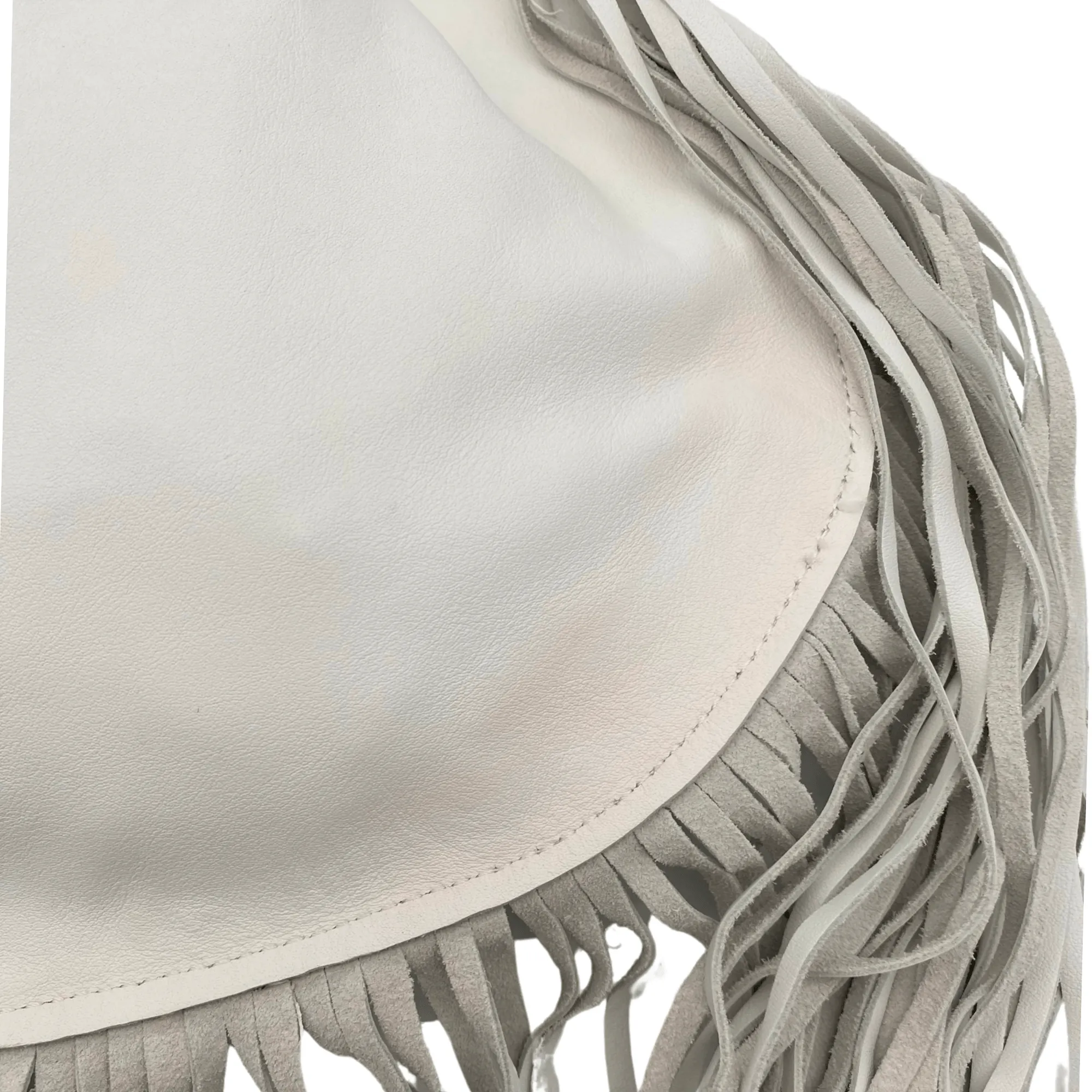 APHROS CAPRI Boho Saddle Bag - White
