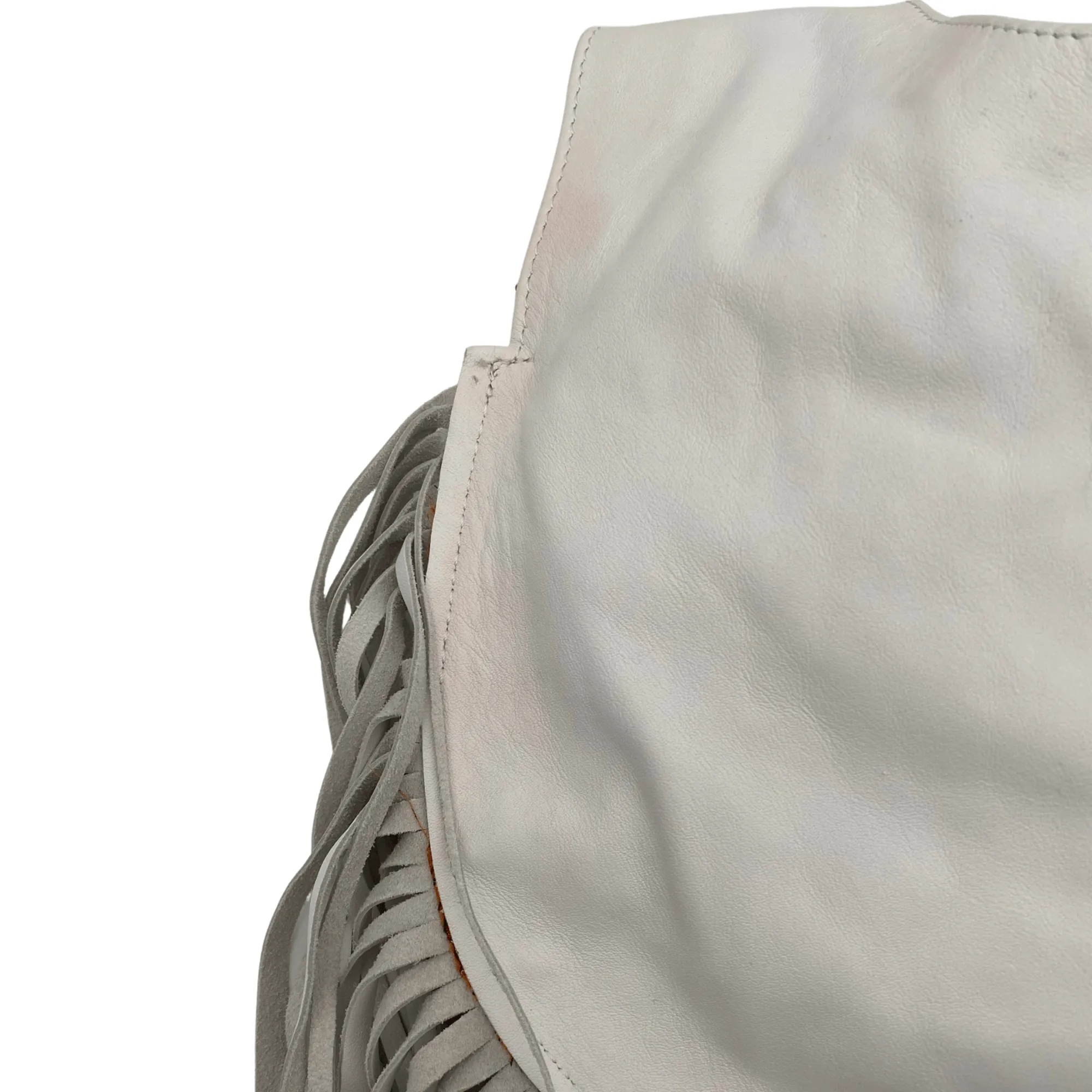 APHROS CAPRI Boho Saddle Bag - White