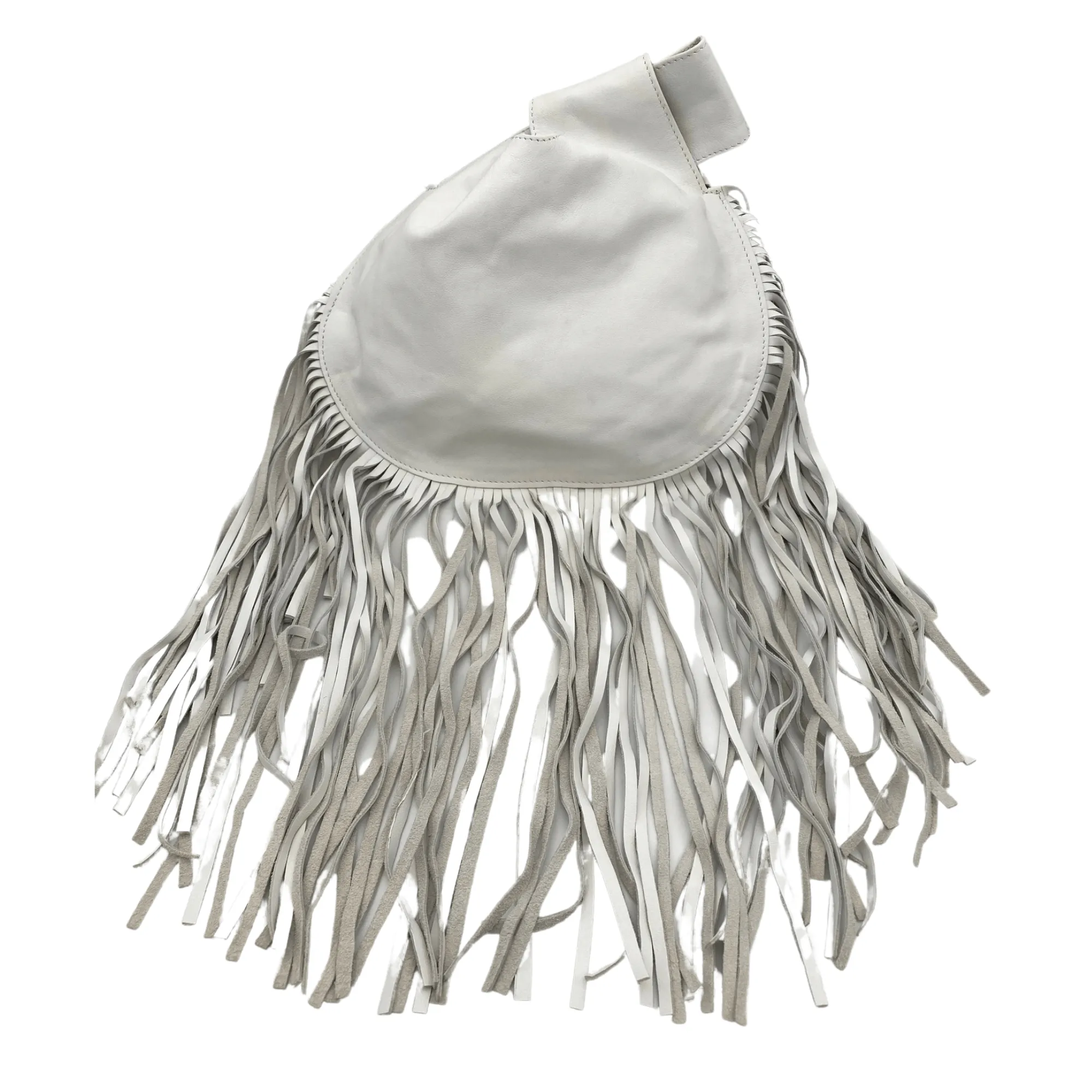 APHROS CAPRI Boho Saddle Bag - White
