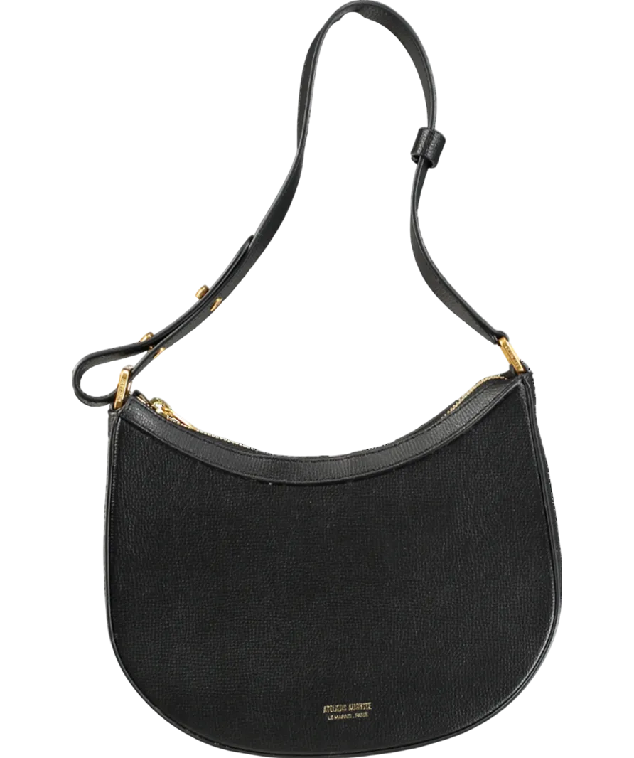 Ateliers Auguste Black Marceau Gold Edition Leather Bag
