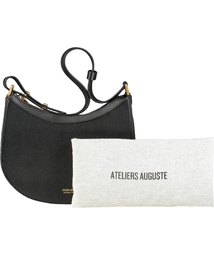 Ateliers Auguste Black Marceau Gold Edition Leather Bag
