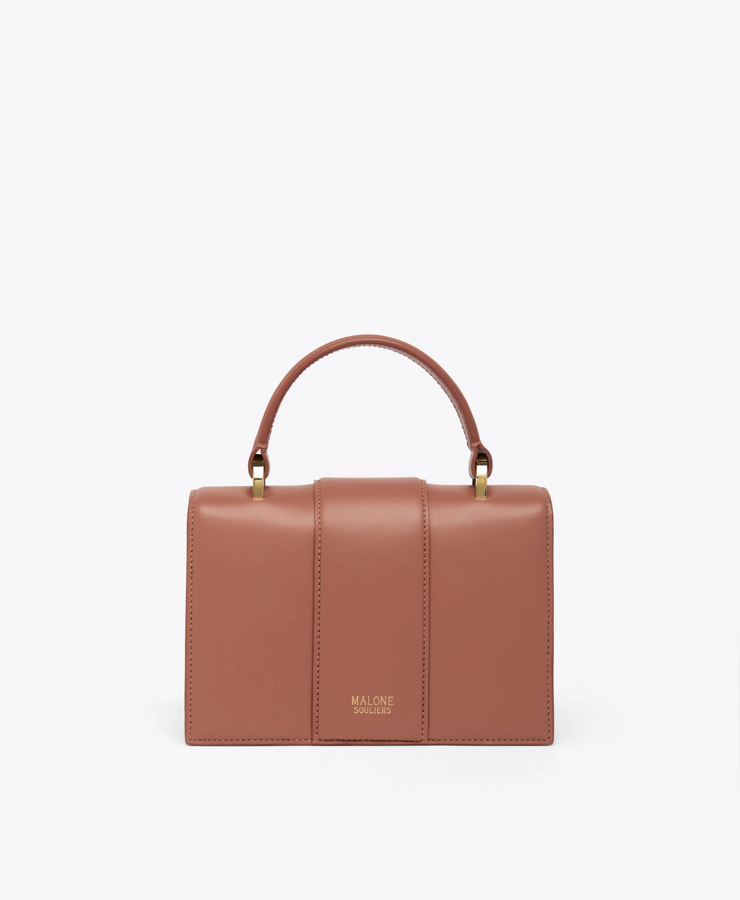 Audrey Pink Leather Mini Handbag
