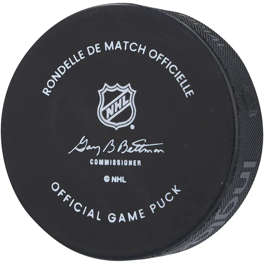 Auston Matthews Toronto Maple Leafs Autographed 2024 NHL All-Star Game Official Game Puck