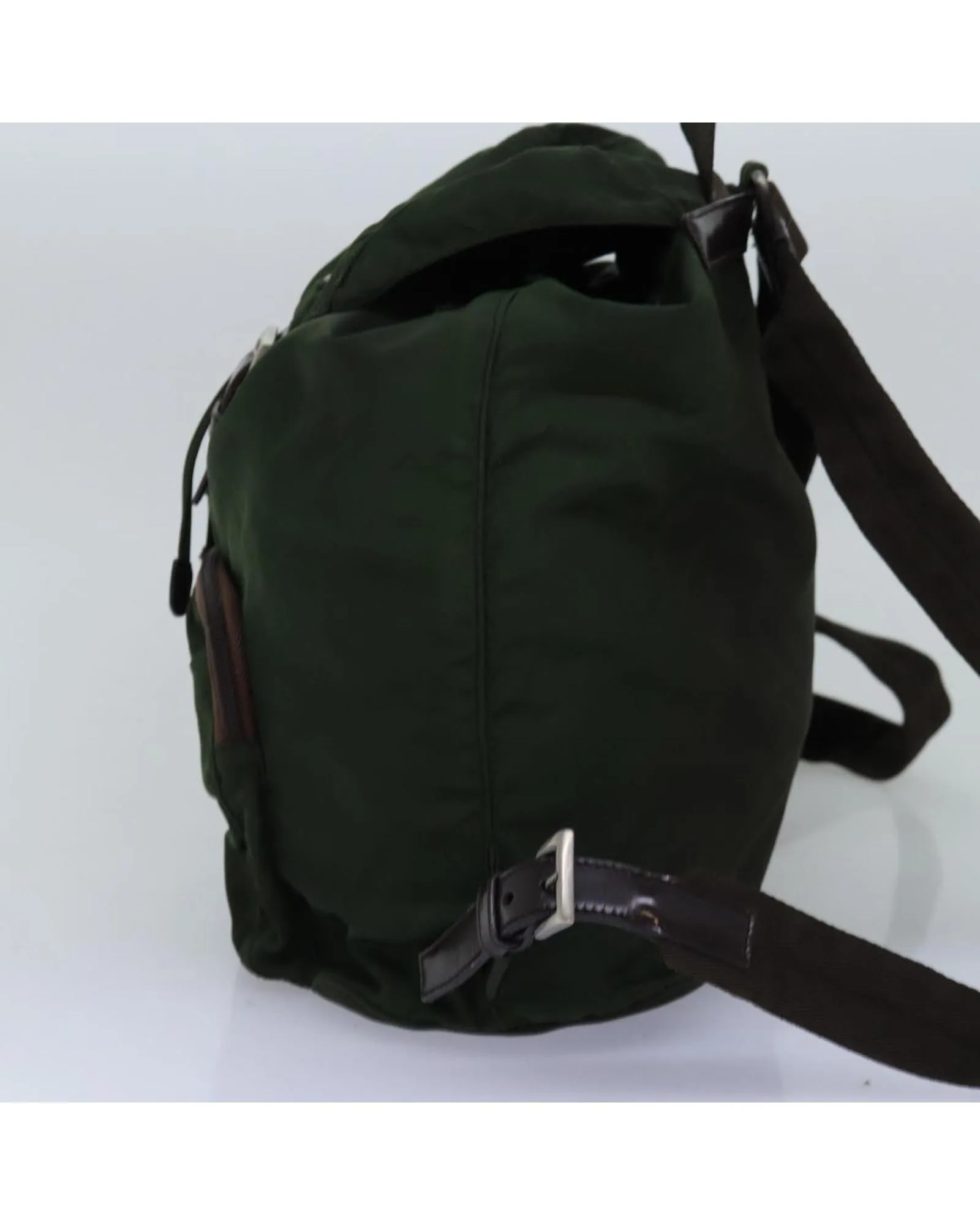 Authentic Khaki Nylon Backpack with Serial No. 53
