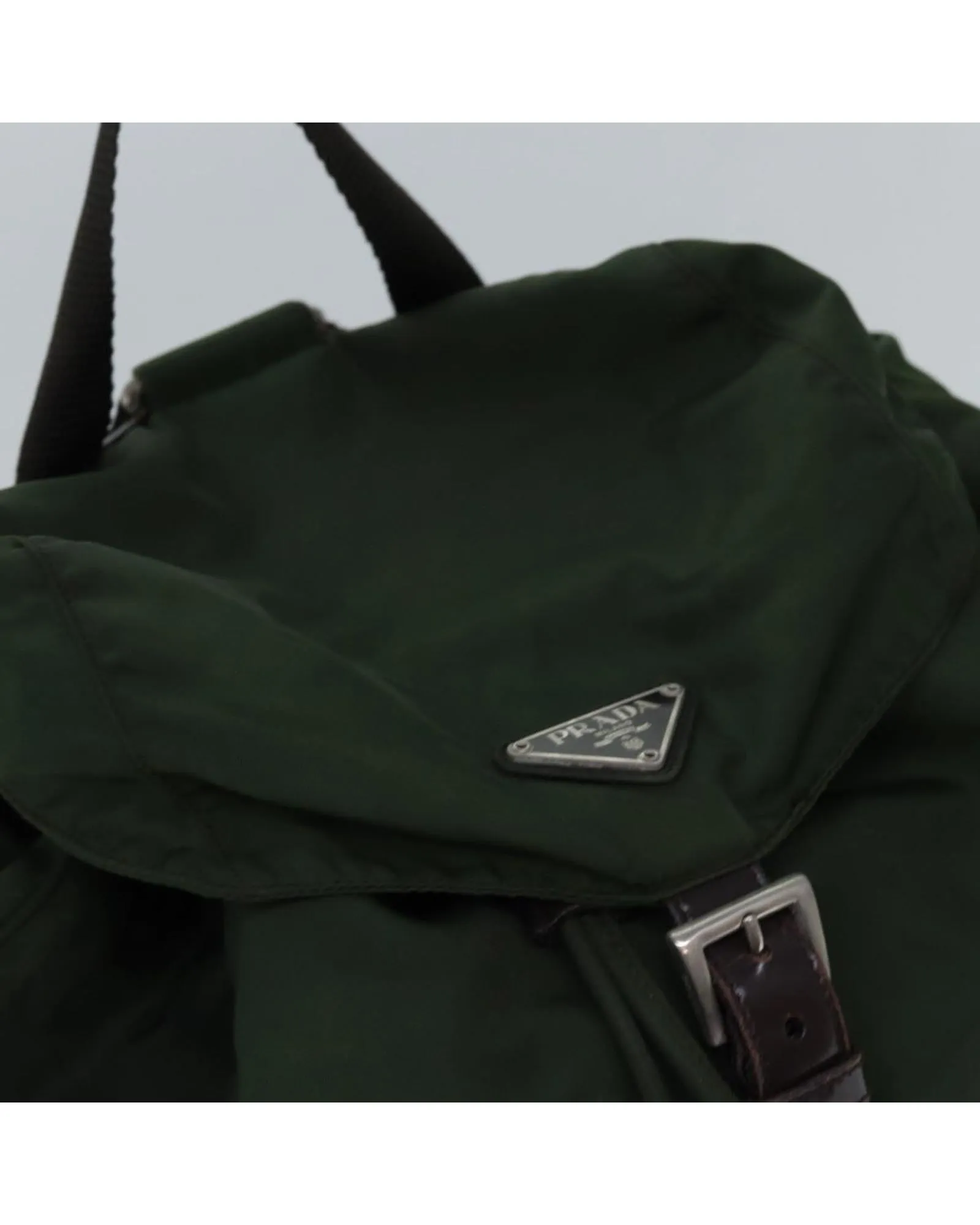 Authentic Khaki Nylon Backpack with Serial No. 53