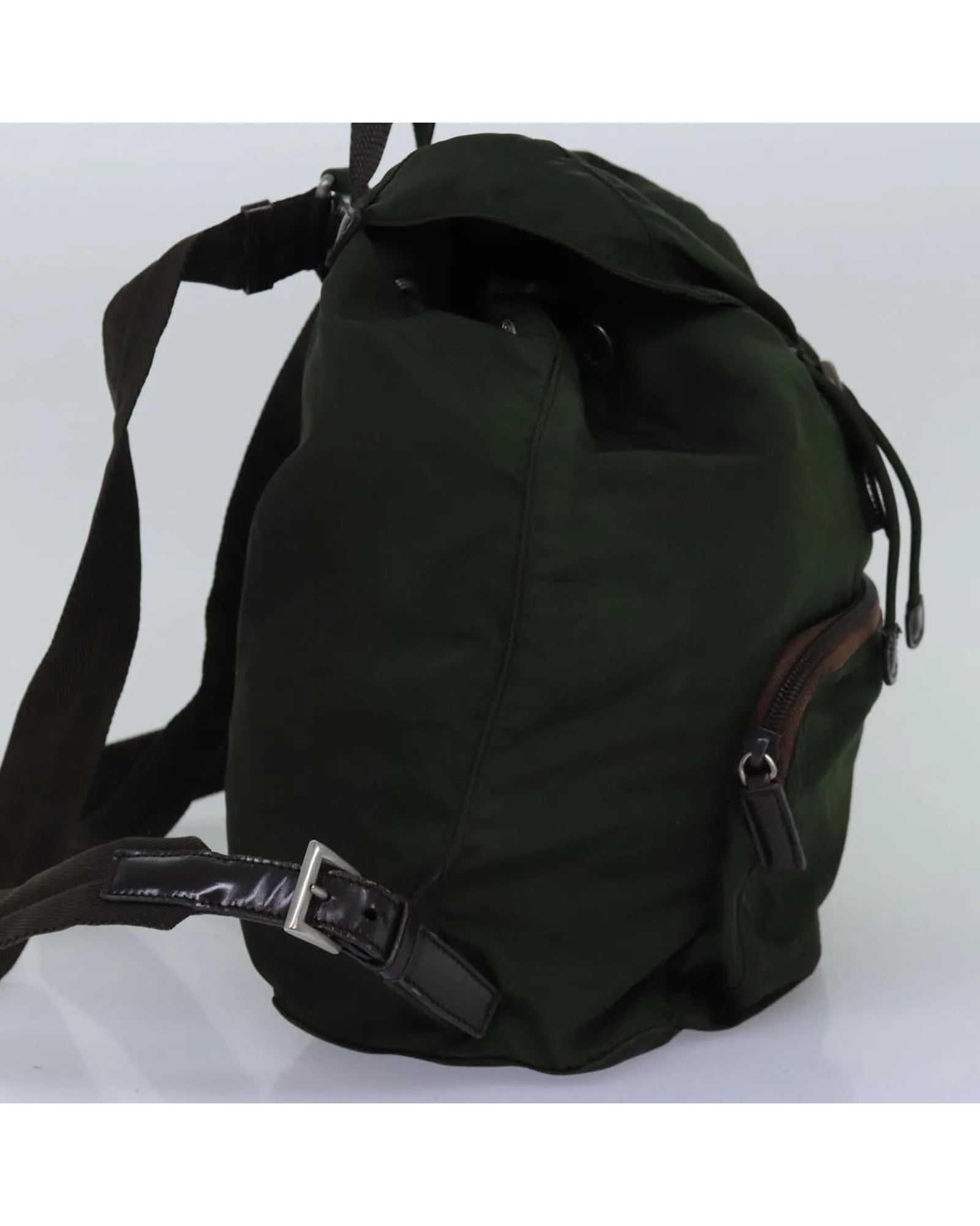 Authentic Khaki Nylon Backpack with Serial No. 53