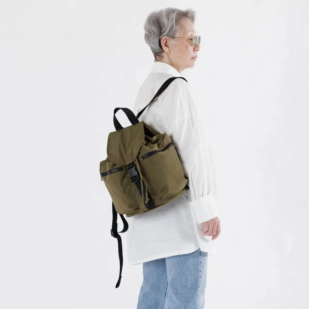 Baggu Sport Backpack in Seaweed