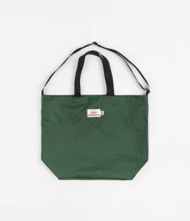 Battenwear Packable Tote Bag - Forest Green / Black