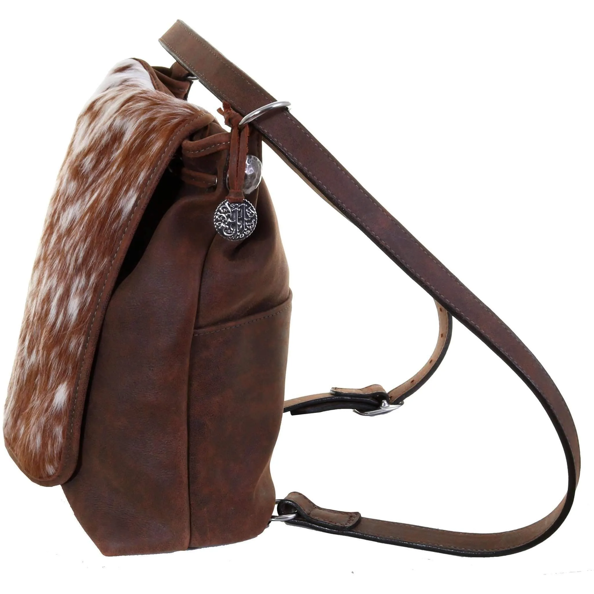 BBP04 - Roan Cowhide Big Backpack/Crossbody