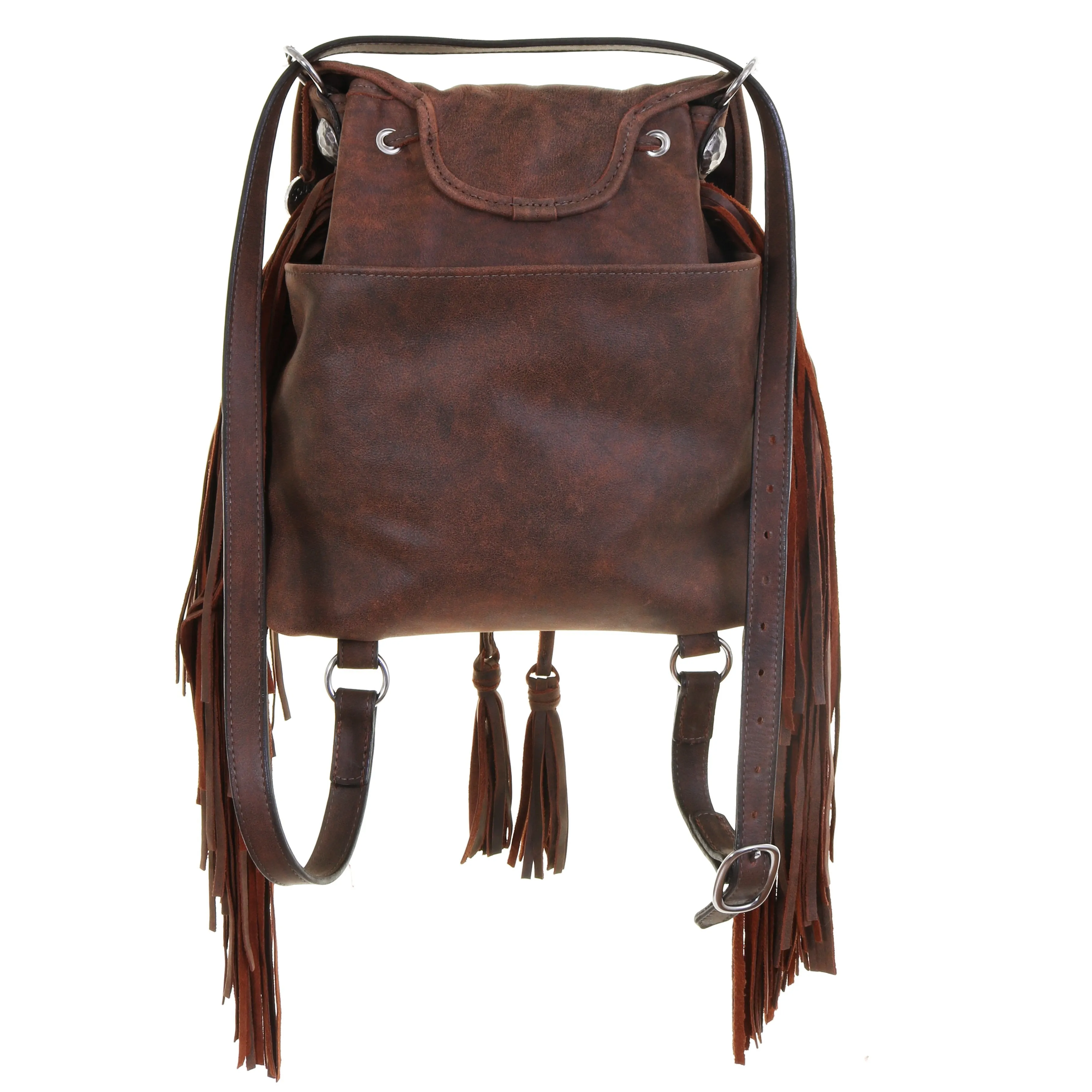 BBP07 - Indian Chief Design Big Backpack/Crossbody