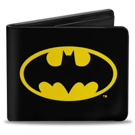 Bi-Fold Wallet - Batman Black Yellow