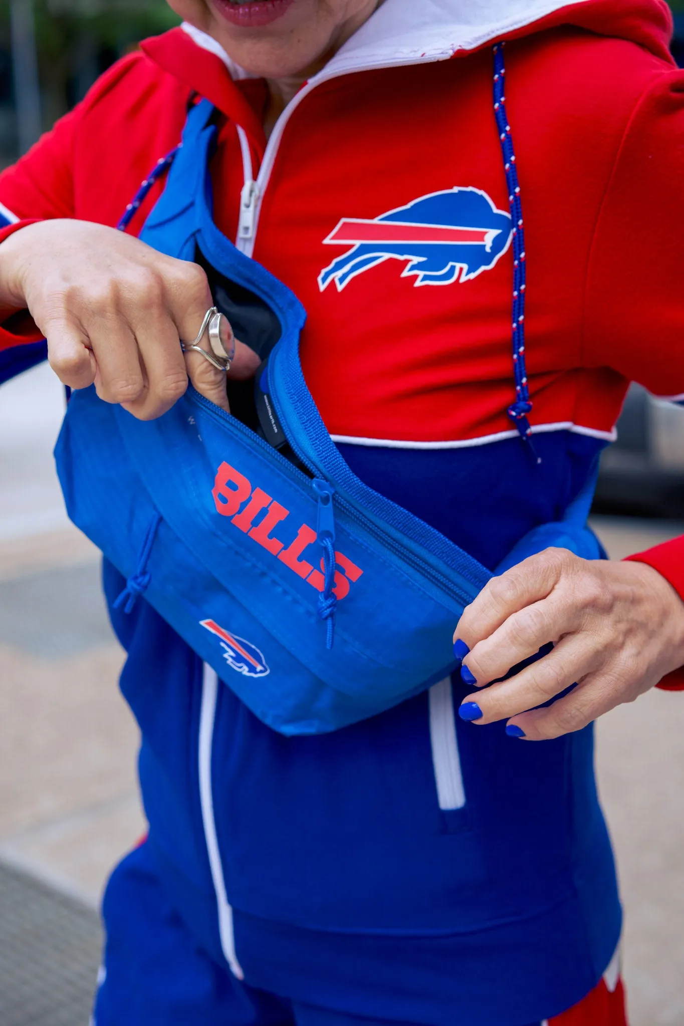 Bills Large Royal Blue Fanny Pack