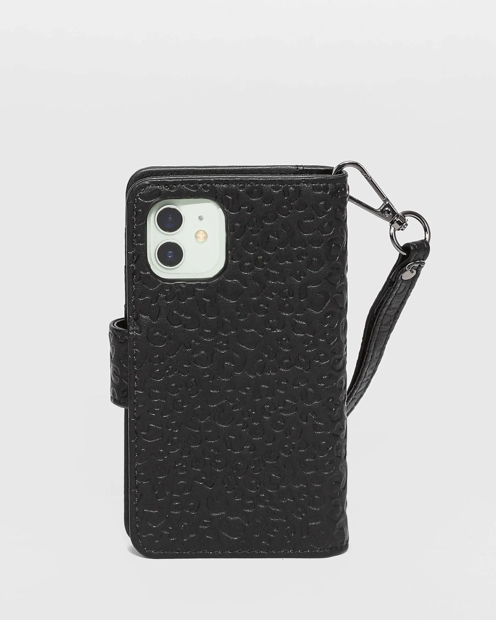 Black Iphone 12 Pro Embossed Case