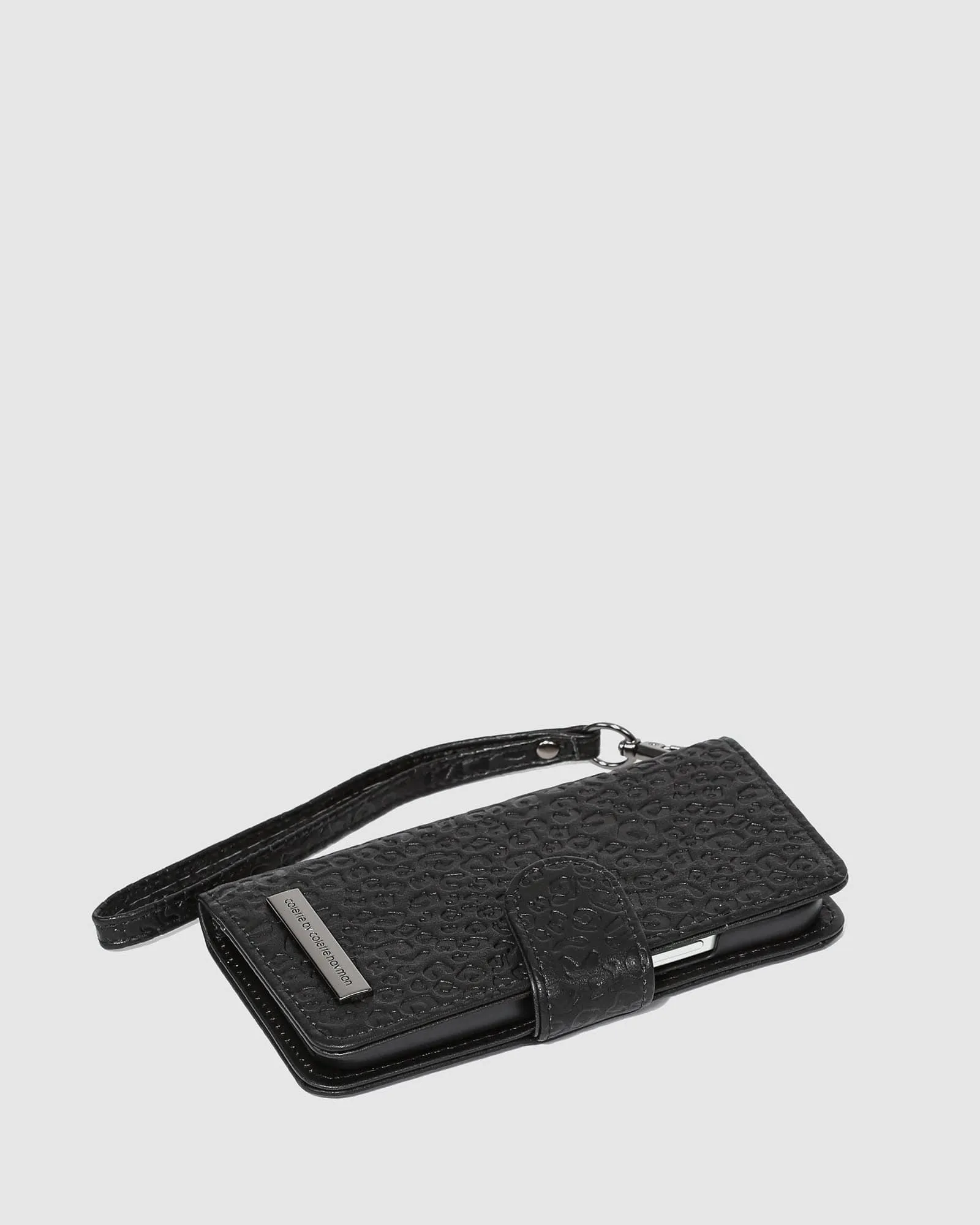 Black Iphone 12 Pro Embossed Case