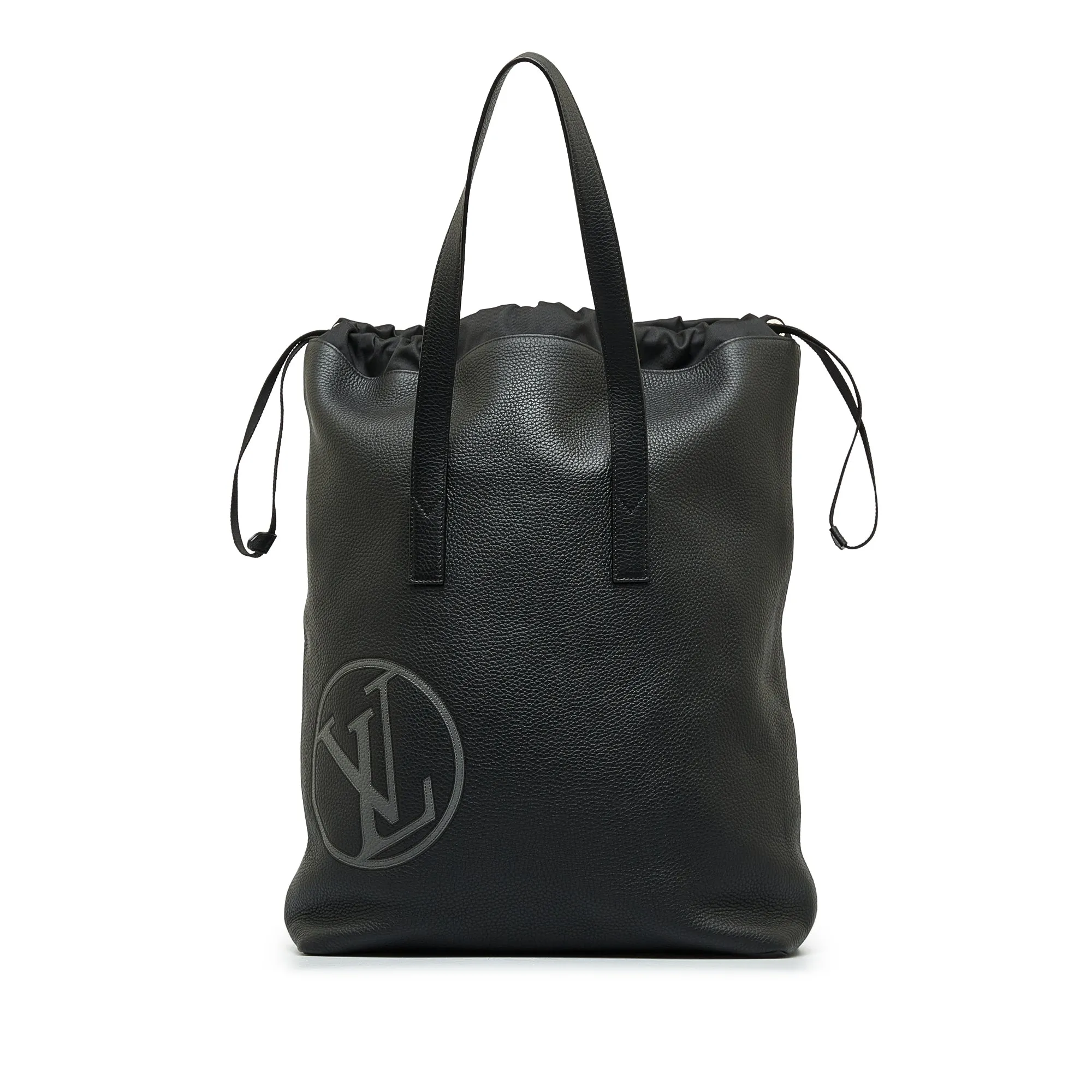Black Louis Vuitton Taurillon Light Cabas Tote Bag