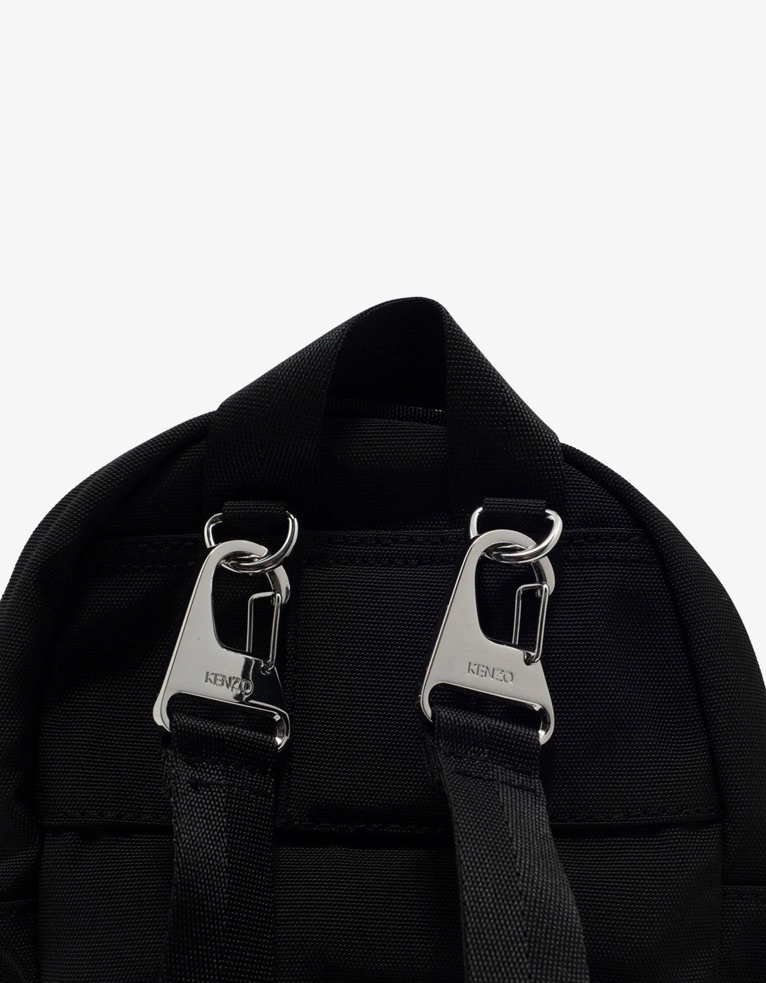Black Tiger Embroidery Mini Backpack