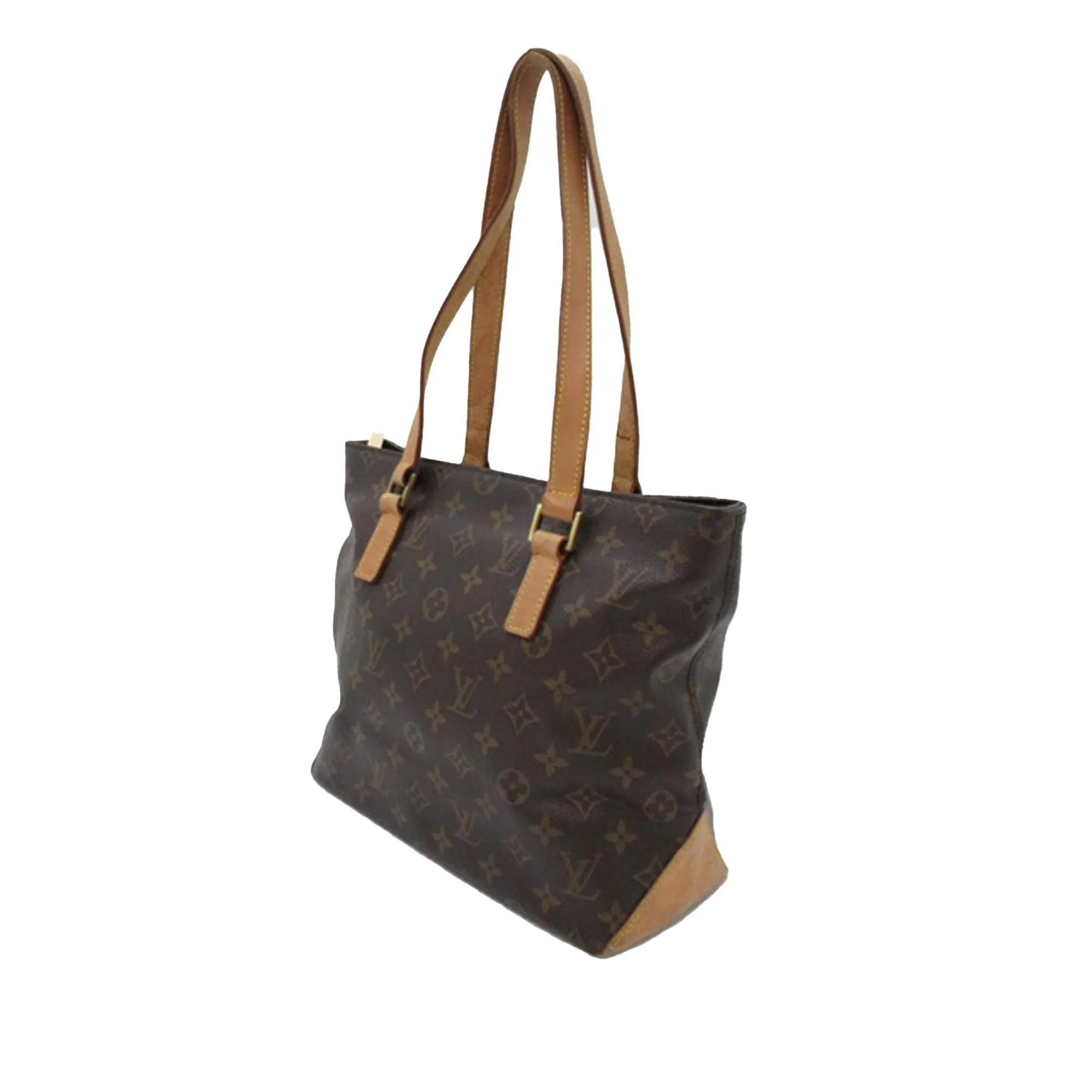 Brown Louis Vuitton Monogram Cabas Piano Tote Bag