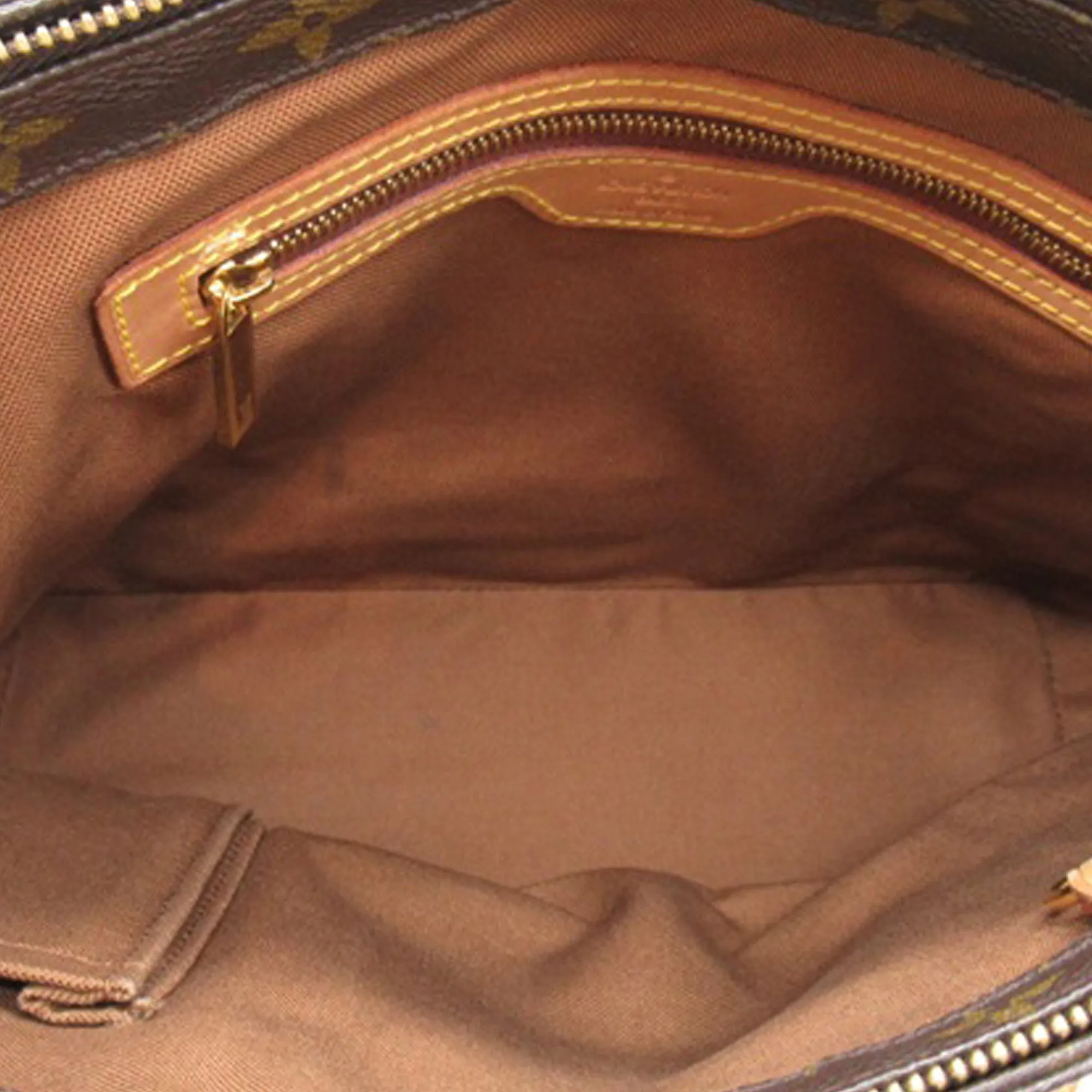 Brown Louis Vuitton Monogram Cabas Piano Tote Bag