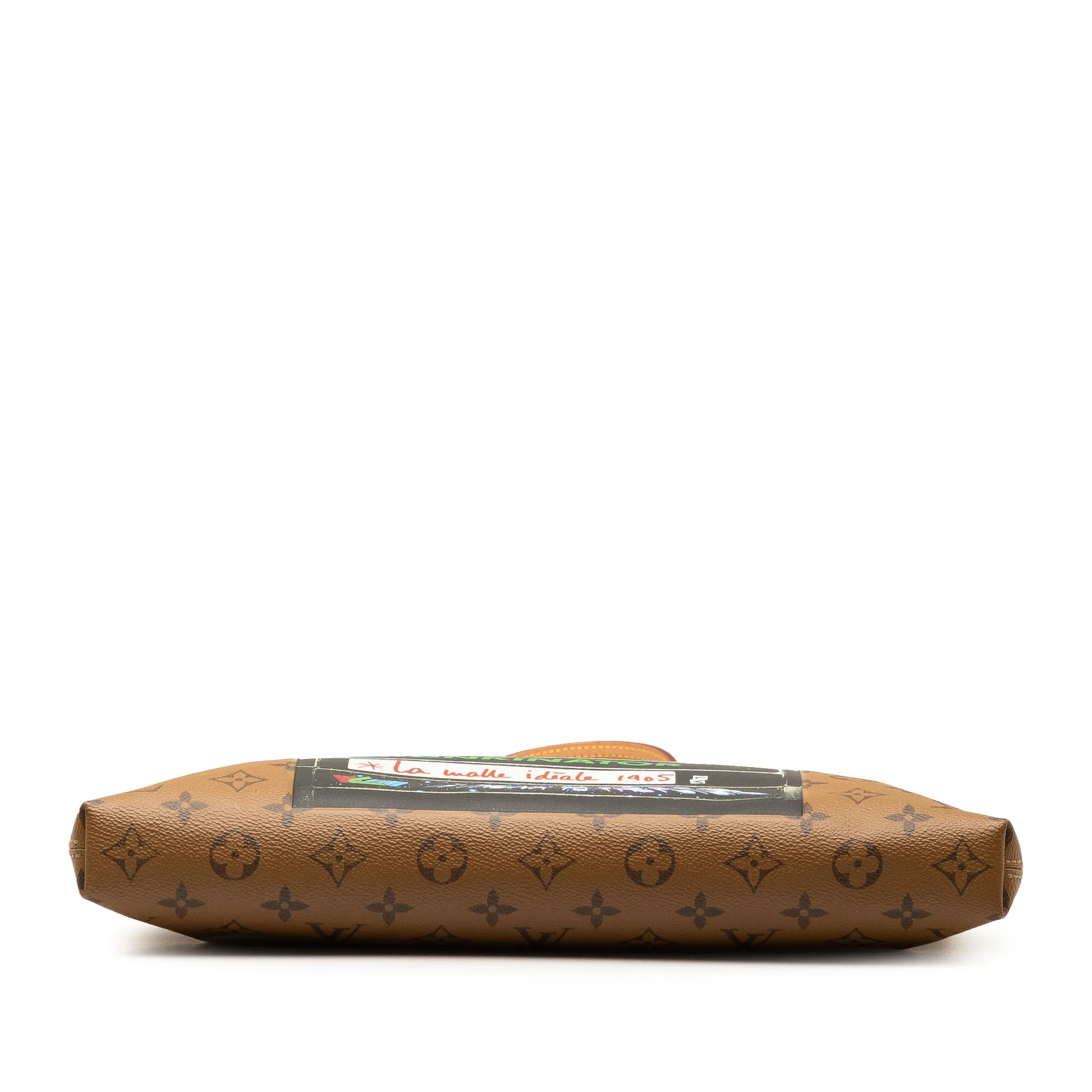 Brown Louis Vuitton Monogram Reverse VHS Tape Carry It Tote Bag