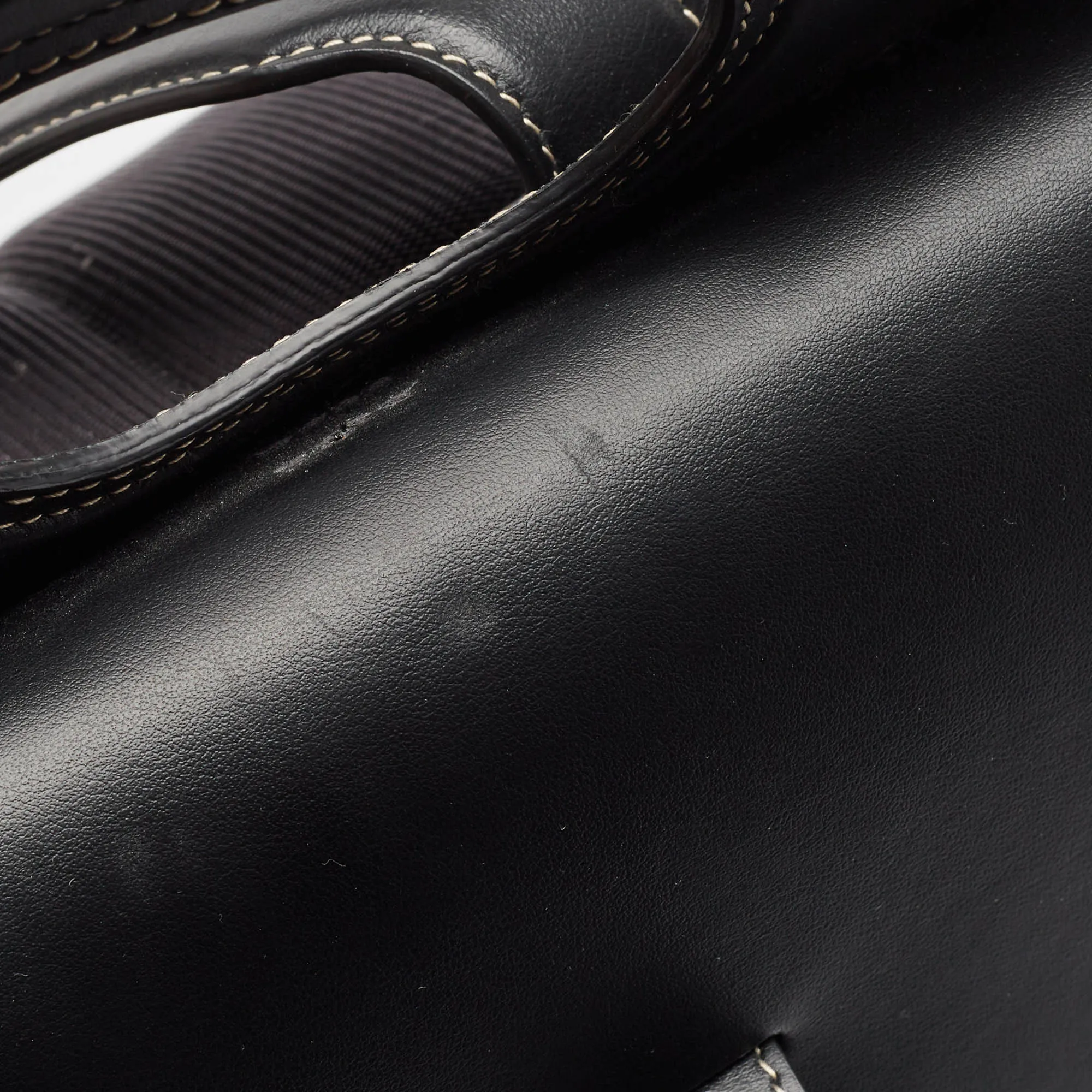 BURBERRY Black/Seaweed Nylon and Leather Pocket Backpack