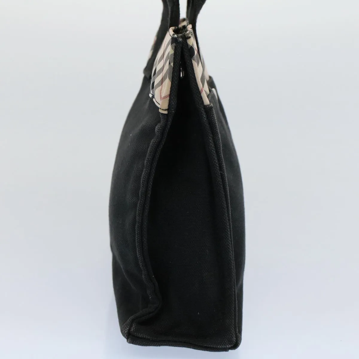 BURBERRY Blue Label Tote Bag Canvas Black  bs8542