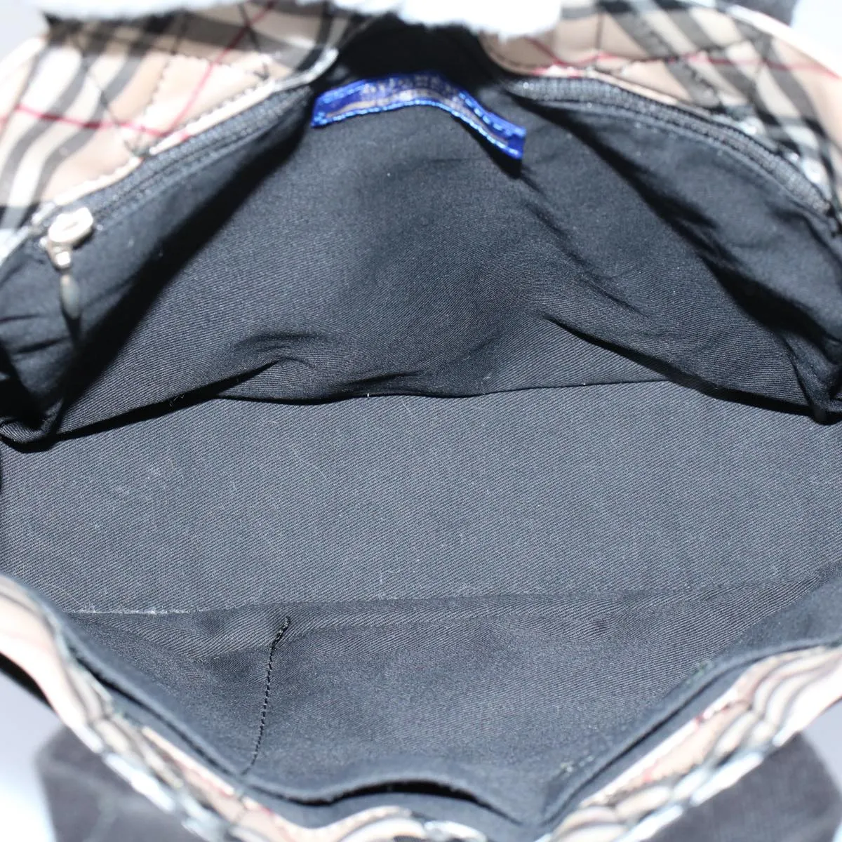 BURBERRY Blue Label Tote Bag Canvas Black  bs8542