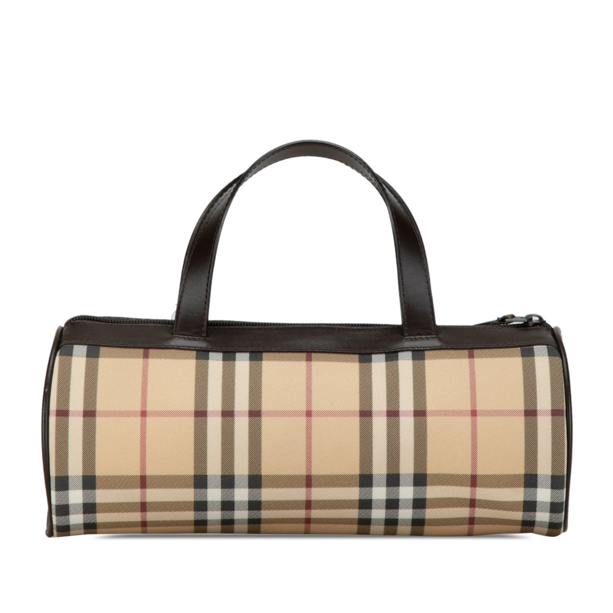 BURBERRY House Check Barrell Handbag