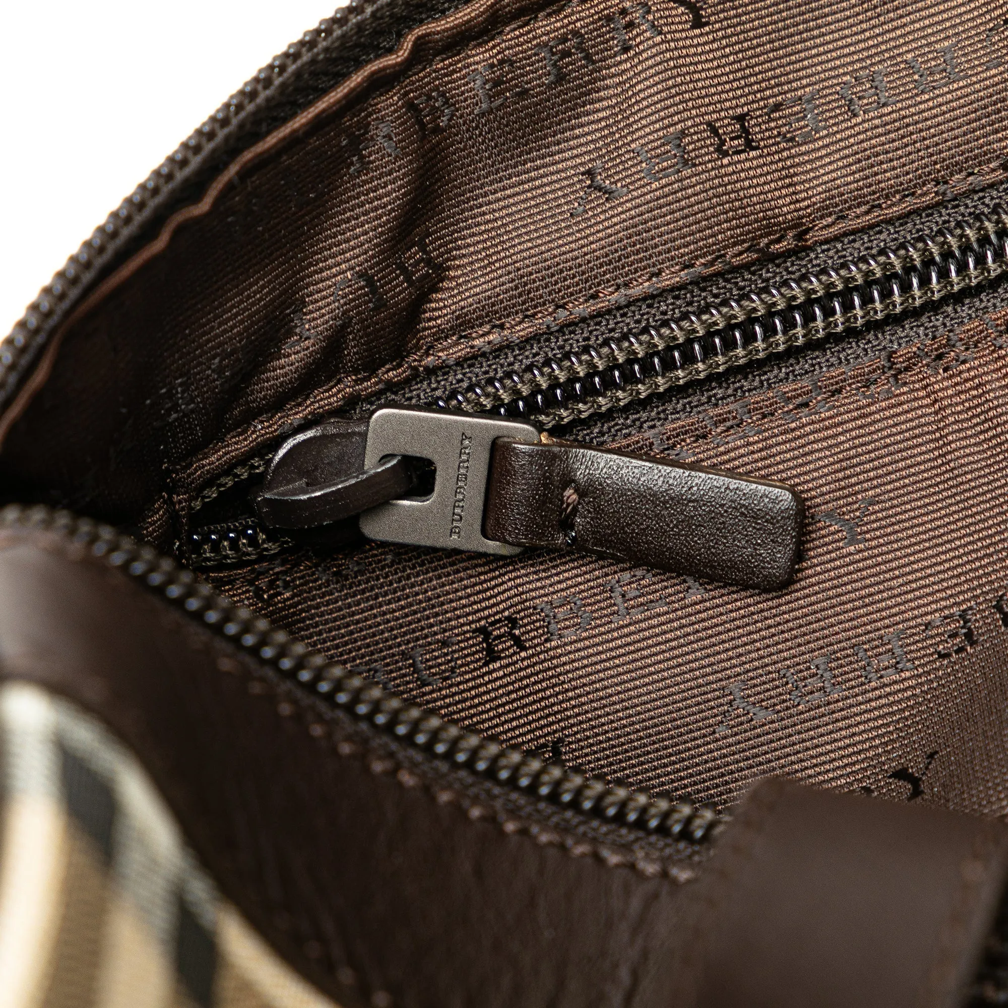 BURBERRY House Check Barrell Handbag