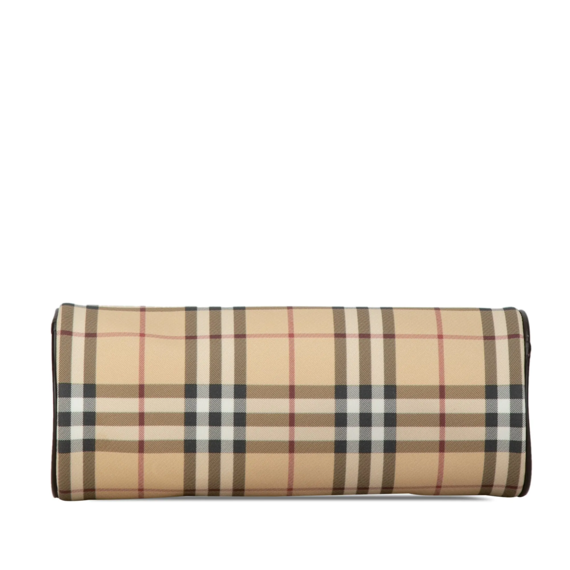 BURBERRY House Check Barrell Handbag