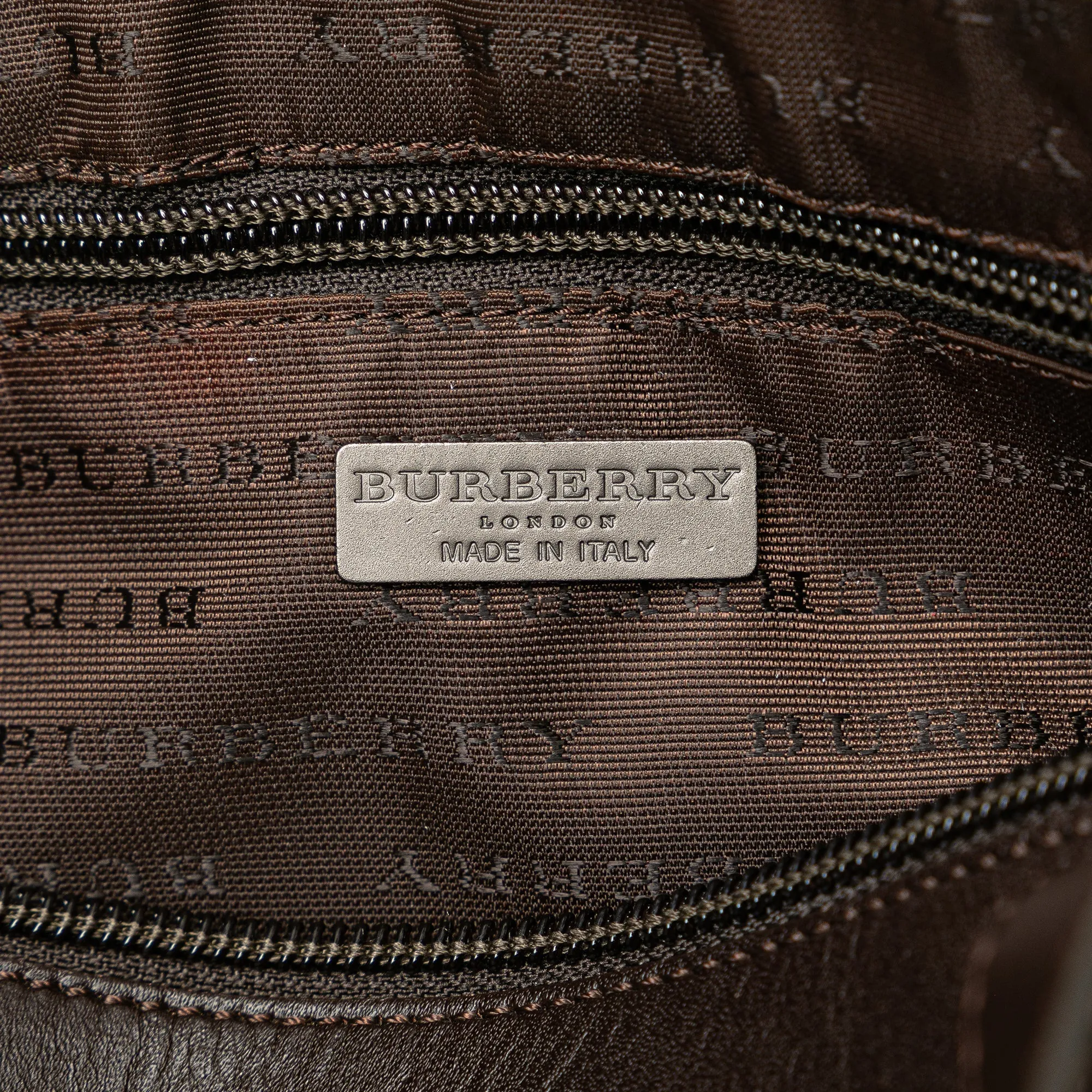 BURBERRY House Check Barrell Handbag
