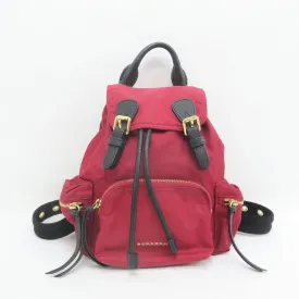 Burberry Small Runway Winered Nylon Backpack