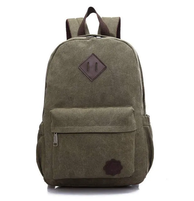 Canvas Laptop Backpack Men Teenage Boys Backpacks Large School Bag Vintage Students Travel Rucksack Shoulder Bags Black XA1054C