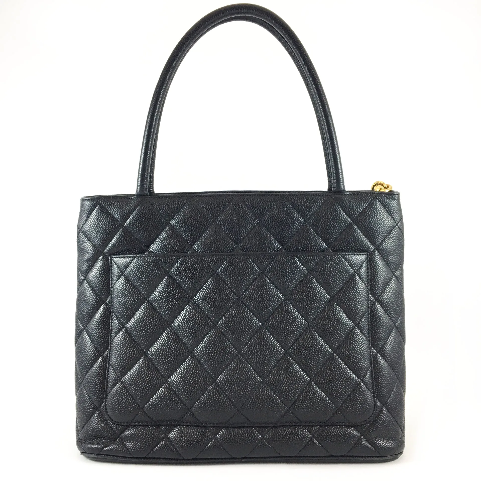 Caviar Quilted Medallion Tote