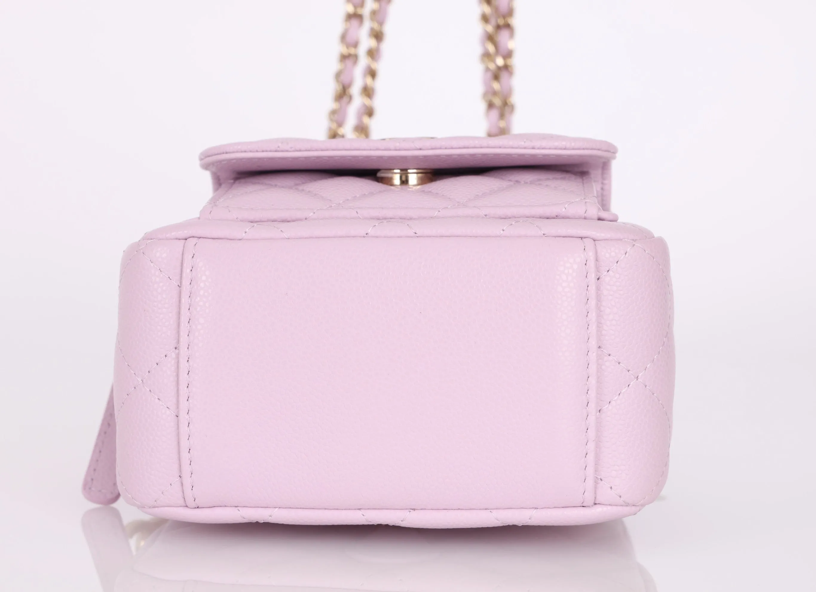 Chanel 24S Caviar Classic Lilac Mini Backpack