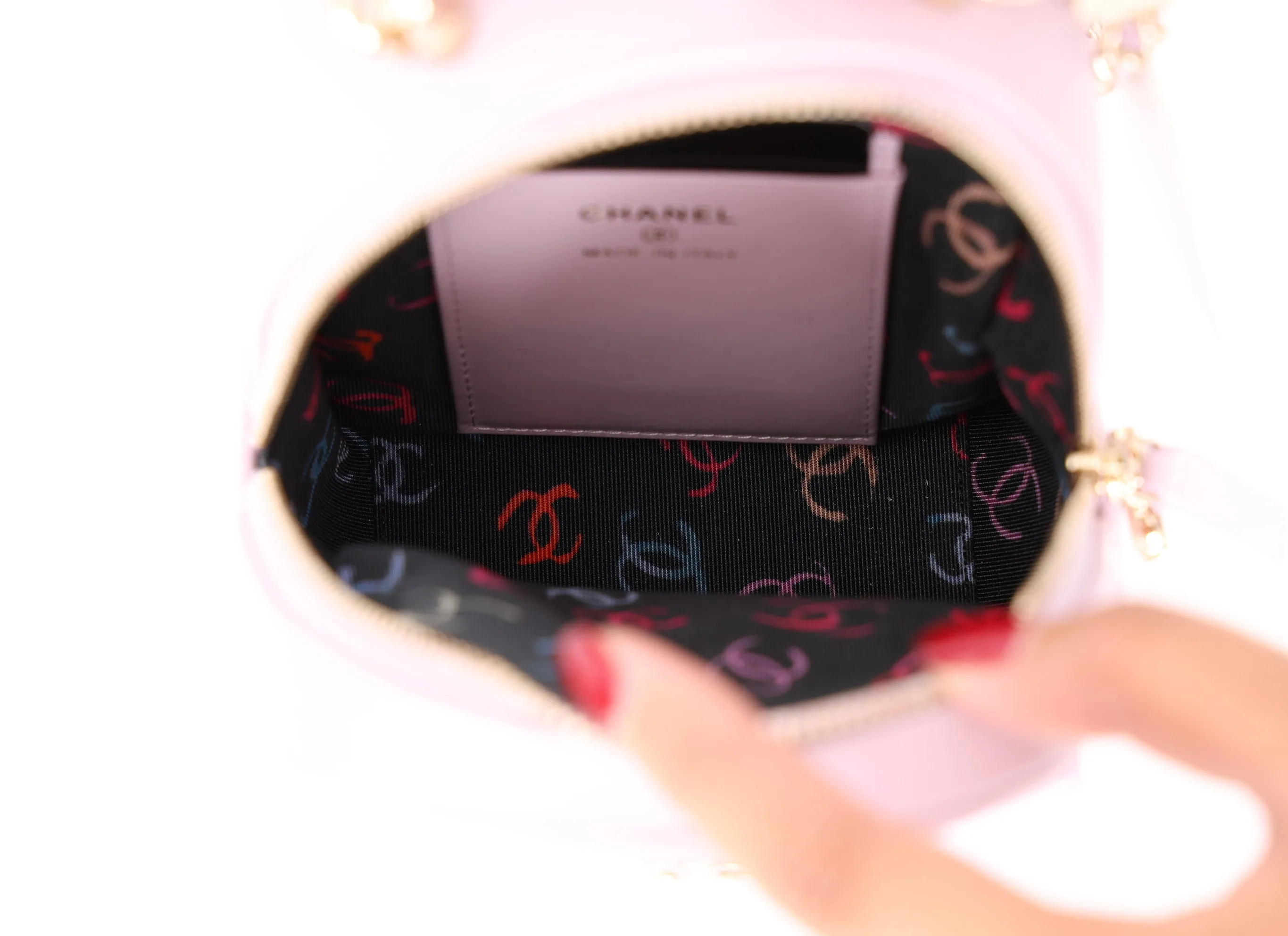 Chanel 24S Caviar Classic Lilac Mini Backpack