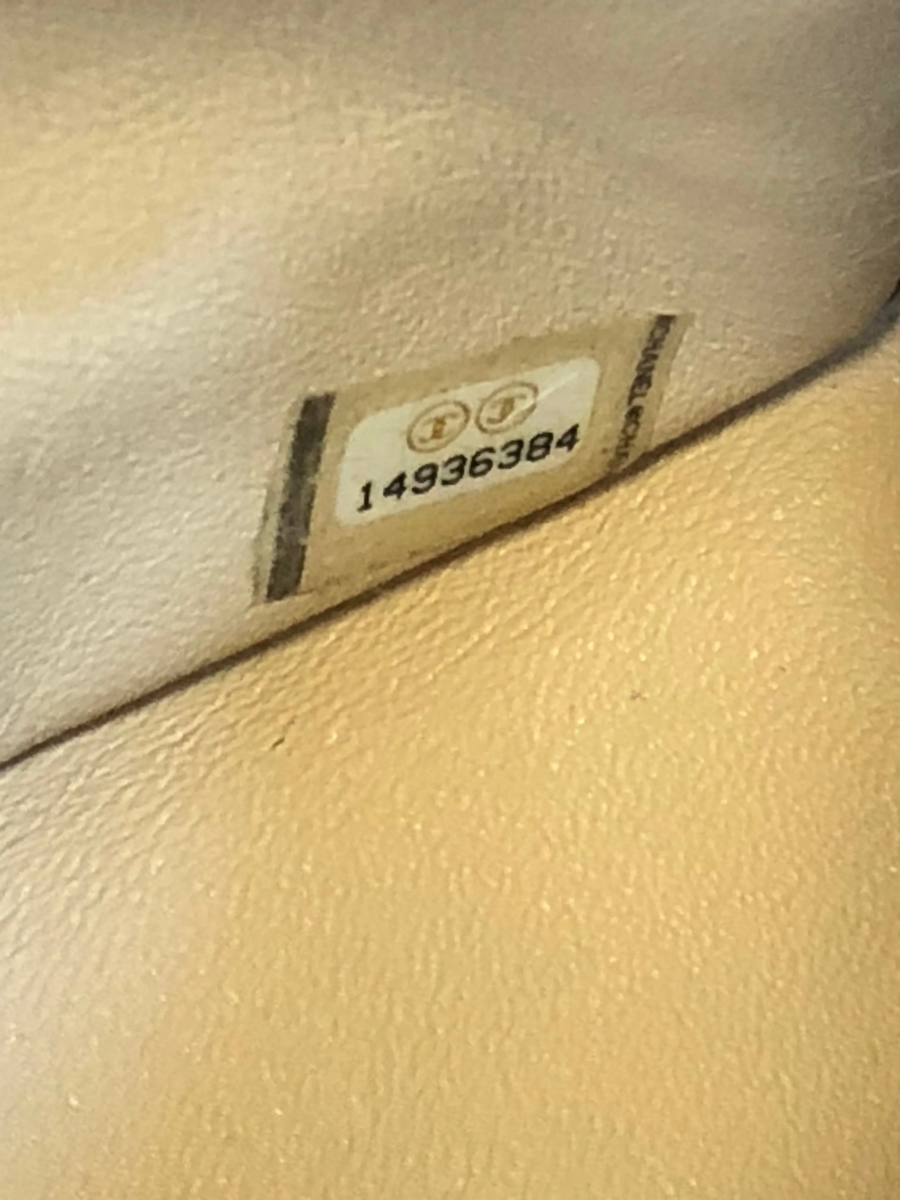 Chanel Cream Caviar Leather "Jumbo" Double Flap