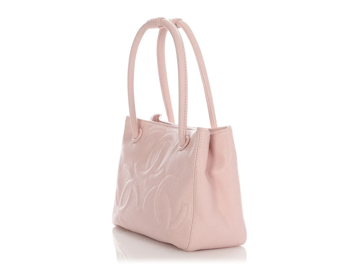 Chanel Small Vintage Pink Caviar Handbag