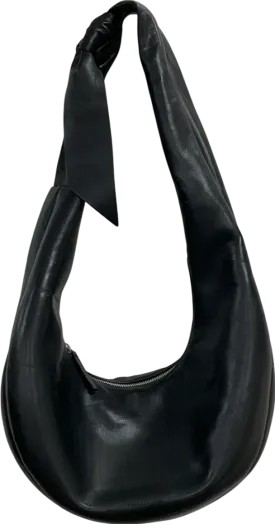 Charles & Keith Black Toni Knotted Crescent Hobo Bag One Size