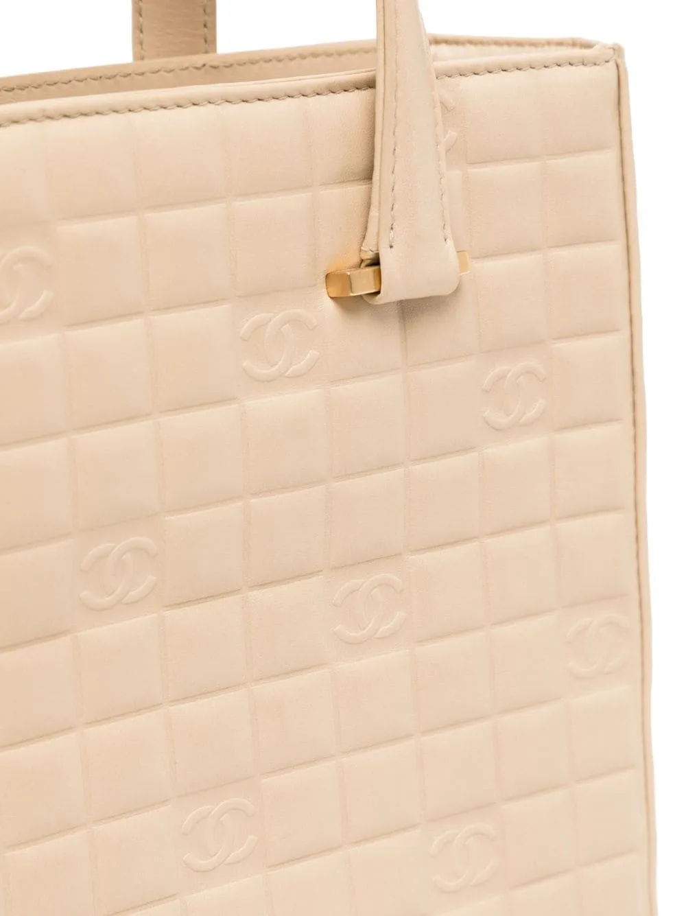 Chocolate Bar Beige Coco Mark Bag