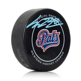 Connor Bedard Regina Pats Autographed CHL Official Game Hockey Puck