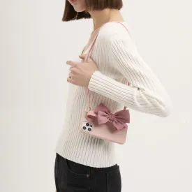 Cross-body Bowknot Wristlet Phone Case