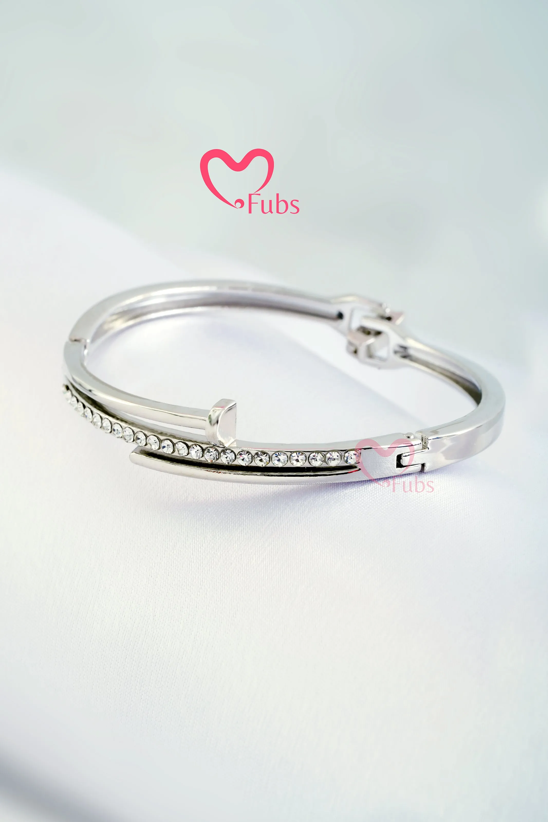 Diamond Radiance Silver Wristlet
