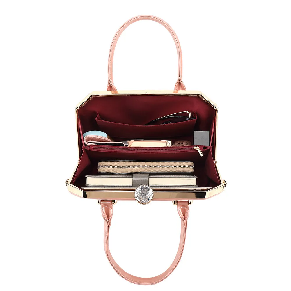 Double Handle Frame Satchel