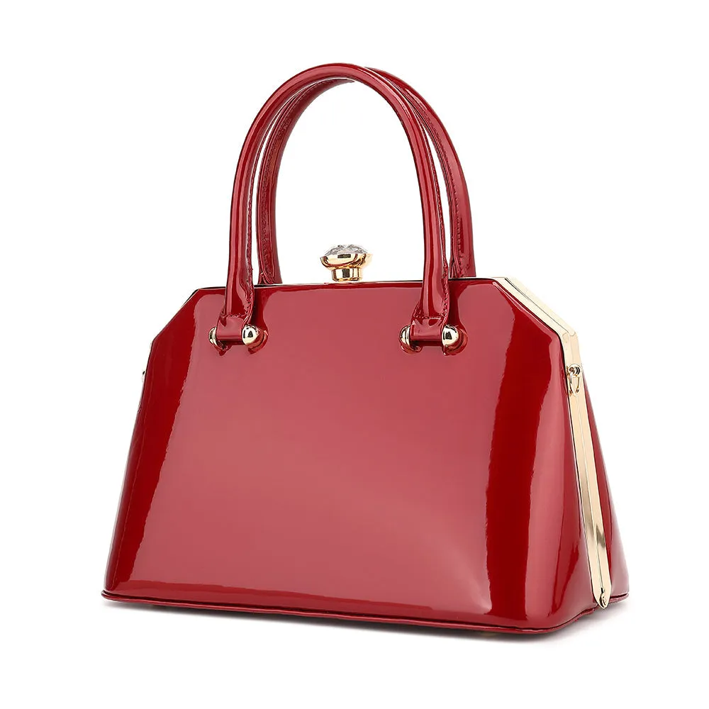 Double Handle Frame Satchel